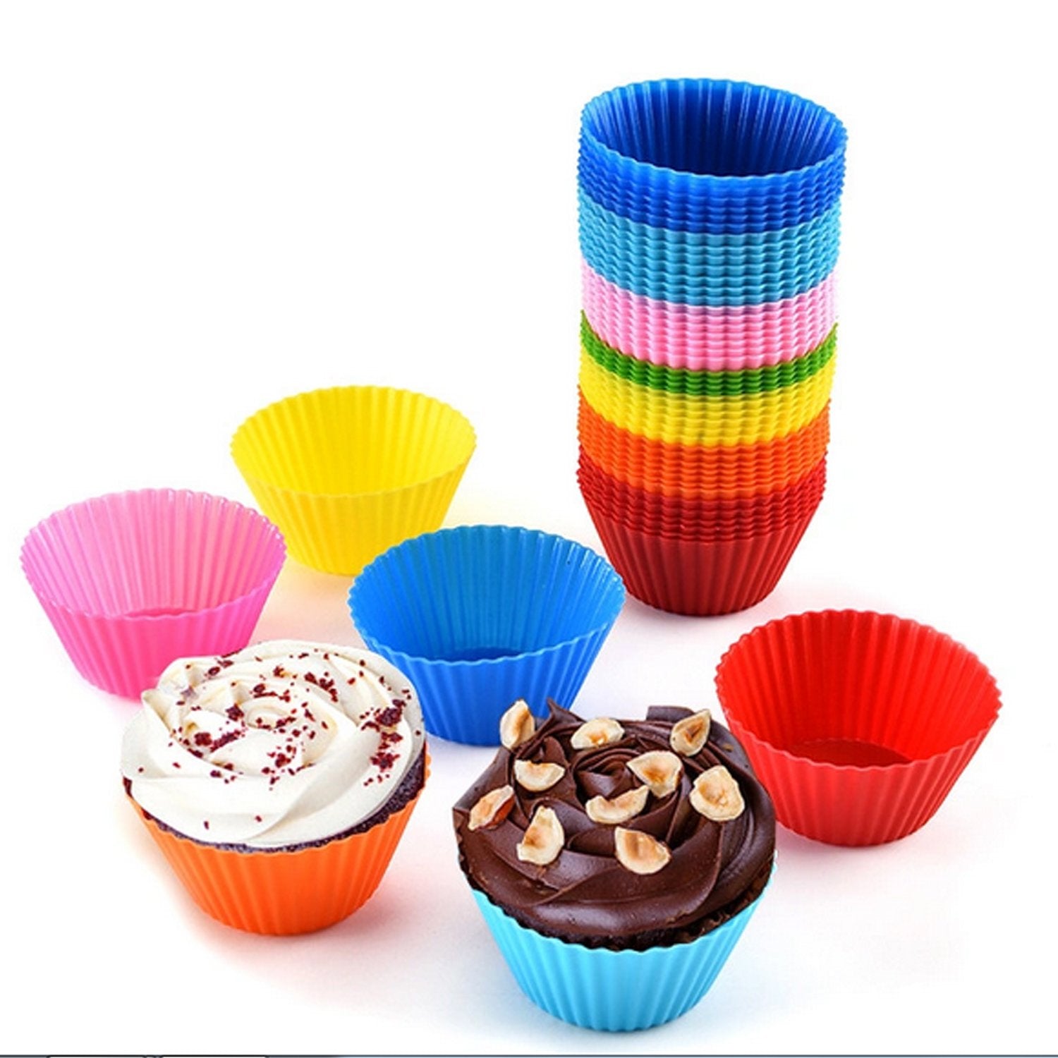 0700 Silicone Cupcake Shaped Baking Mold Fondant Cake Tool Chocolate Candy Cookies Pastry Soap Moulds 0700 Silicone Cupcake Shaped Baking Mold Fondant Cake Tool Chocolate Candy Cookies Pastry Soap Moulds